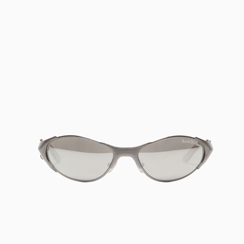 Acne Studios Metal Frame Charm Sunglasses Antique Silver