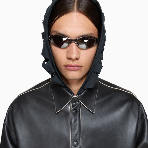 Acne Studios Metal Frame Charm Sunglasses Antique Silver