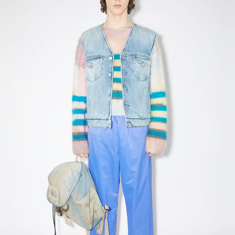 Acne Studios Denim Padded Vest Light Blue