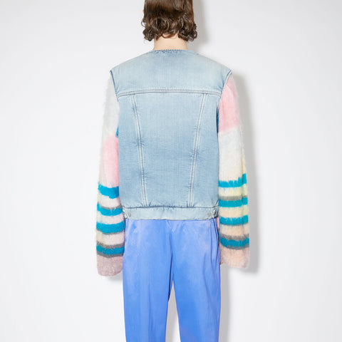 Acne Studios Denim Padded Vest Light Blue