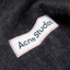 Acne Studios Wool Mohair Scarf Black