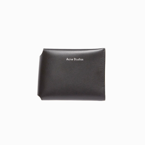 Acne Studios Folded Card Holder Black