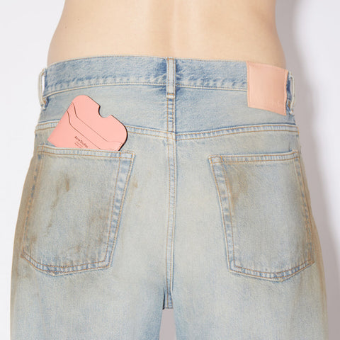 Acne Studios 5-Slots Card Holder Salmon Pink