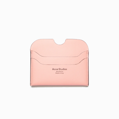 Acne Studios 5-Slots Card Holder Salmon Pink