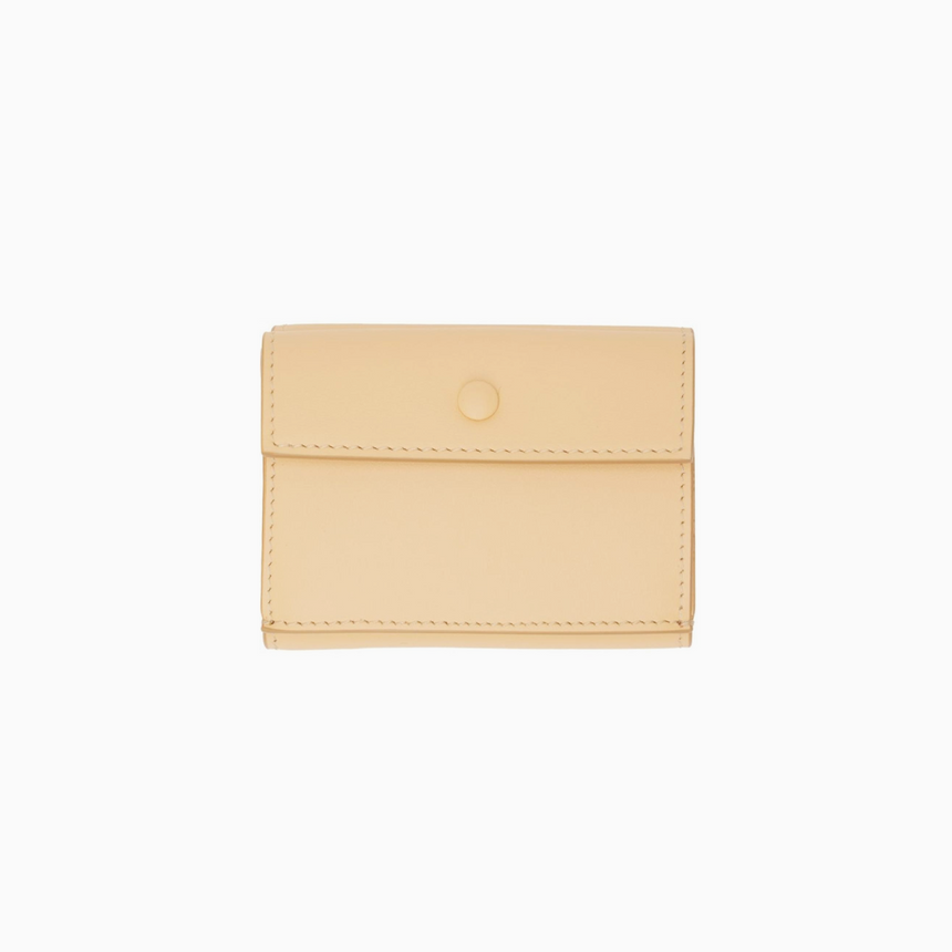 Acne Studios 3-Slots Folded Wallet Dune Beige