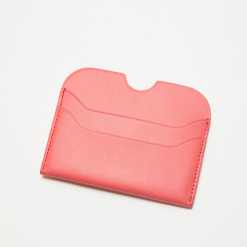 Acne Studios 5-Slots Card Holder Electric Pink