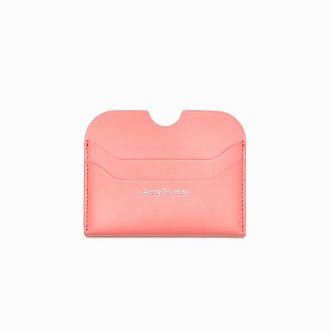 Acne Studios 5-Slots Card Holder Electric Pink