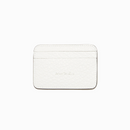 Acne Studios Grained Leather Card Holder White