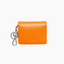 Acne Studios Folded Leather Wallet Bright Orange