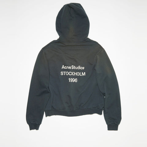 Acne Studios Logo Hooded Sweater Black