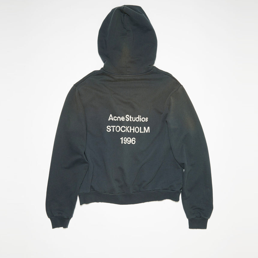 Acne Studios Logo Hooded Sweater Black