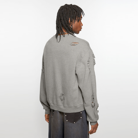 Acne Studios Sweater Printed Logo Moss Green