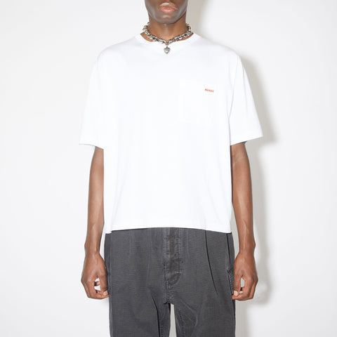 Acne Studios Crew Neck T-Shirt Optic White