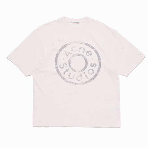 Acne Studios Logo T-Shirt Faded Pink