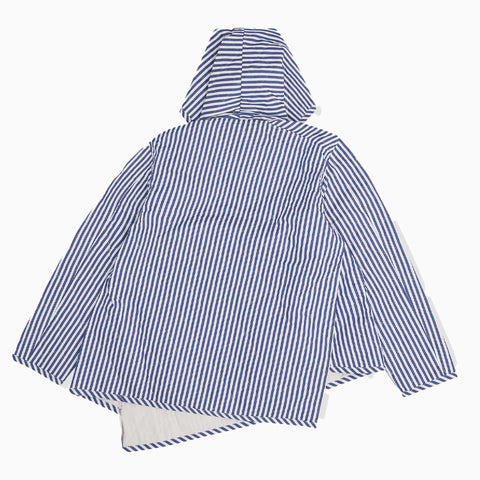 Comme des Garçons SHIRT x Lavenham Asymmetric Striped Jacket Blue