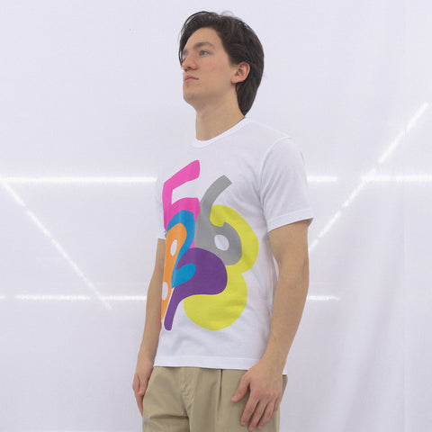 Comme des Garçons SHIRT Knit T-Shirt White / Print