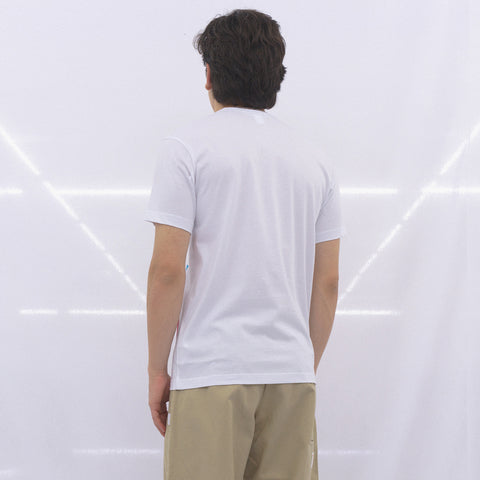 Comme des Garçons SHIRT Graphic Printed Knit T-Shirt White