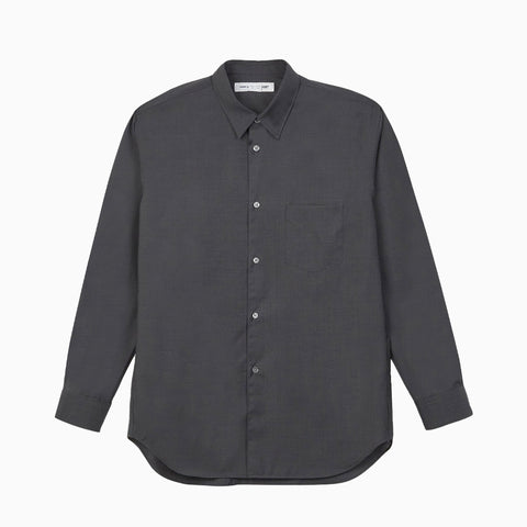 Comme des Garçons SHIRT FOREVER Classic Wool Shirt Medium Grey