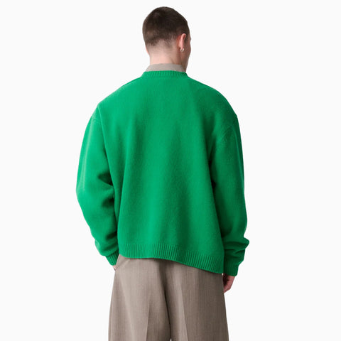 Studio Nicholson Hemyl Guernsey Jumper Meadow Green