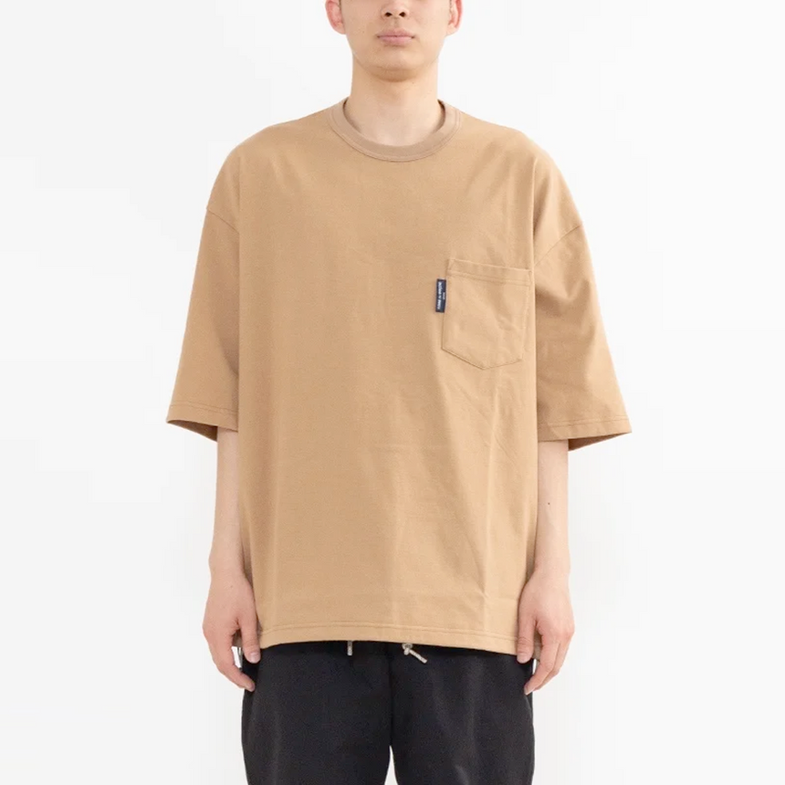 Comme des Garçons HOMME Adjustable Waist Oversize T-Shirt Beige