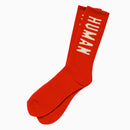 Human Made HM Logo Socks Red