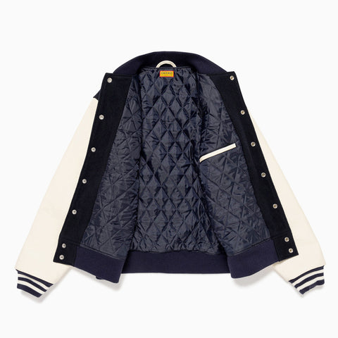 Human Made Varsity Jacket Navy