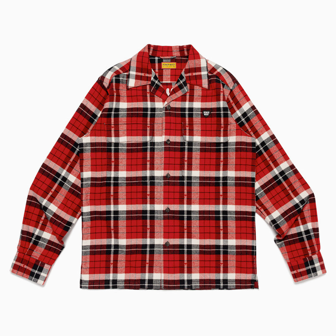 Human Made Flannel Check Shirt Red – 1290SQM