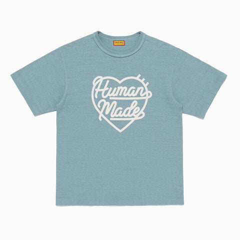 Human Made Color T-Shirt Heart Motif Blue