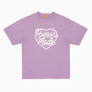Human Made Color T-Shirt Heart Motif Purple