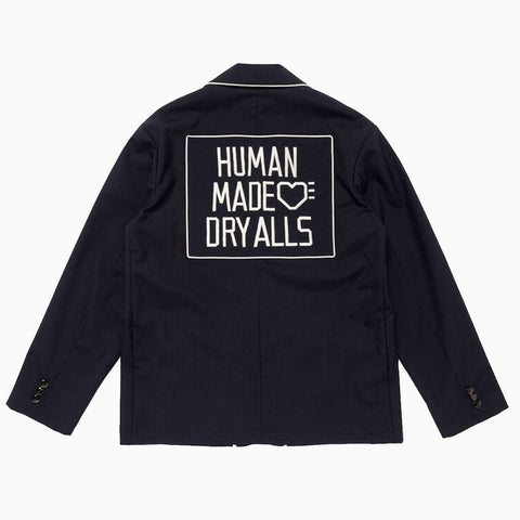Human Made Wool Blazer Jacket Navy