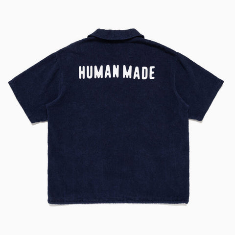 Human Made Pile Pullover Shirt Navy