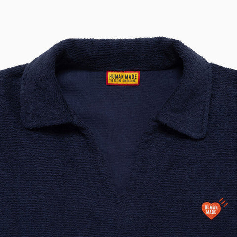 Human Made Pile Pullover Shirt Navy