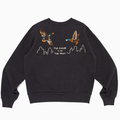 Human Made Embriodered Sweatshirt Black