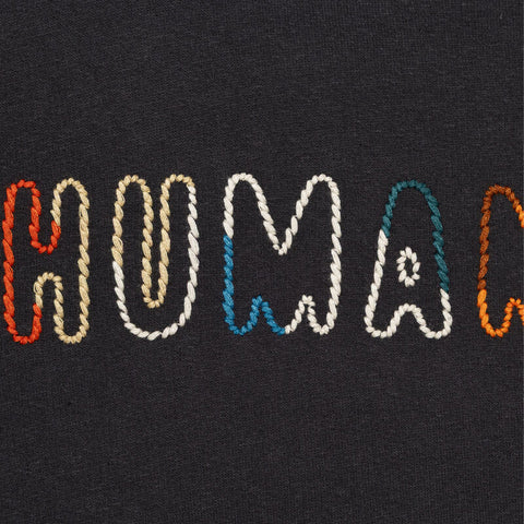 Human Made Embriodered Sweatshirt Black