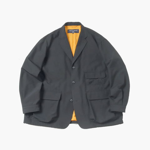 Comme des Garçons HOMME Ester Wool Ripstop Jacket Black / Orange