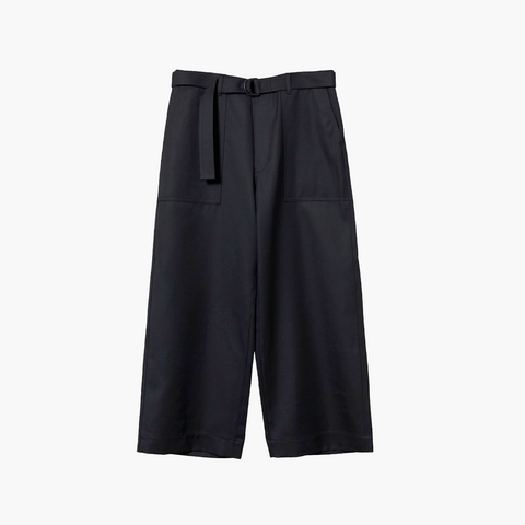 Comme des Garçons HOMME Wool Pants With Belt Black