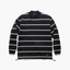 Comme des Garçons HOMME Mock Neck Stripe Longsleeve T-Shirt Black