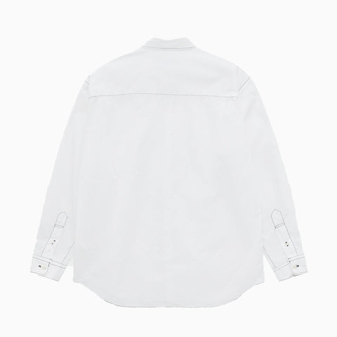 Comme des Garçons HOMME Topstitch Shirt White