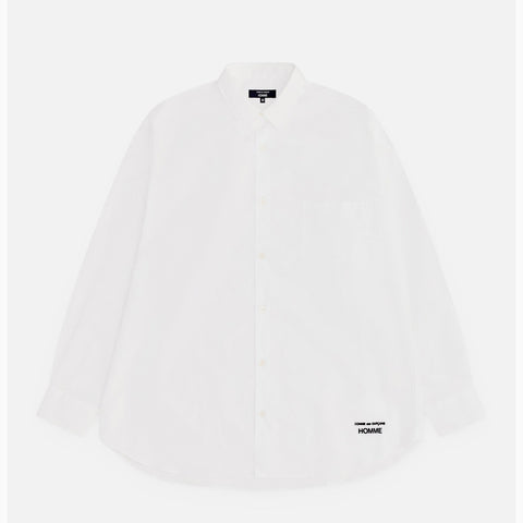 Comme des Garçons HOMME Logo Shirt White