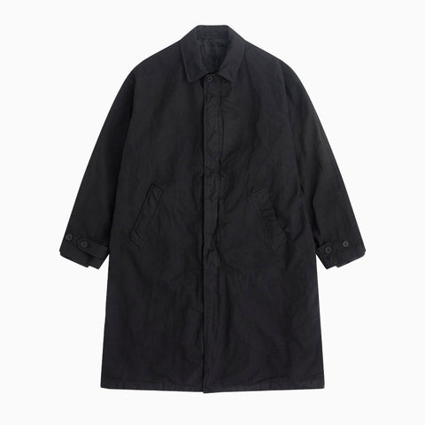 Comme des Garçons HOMME Garment Dyed Coat Black