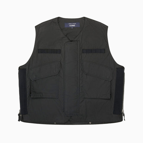 Comme des Garçons HOMME Cotton Vest Black