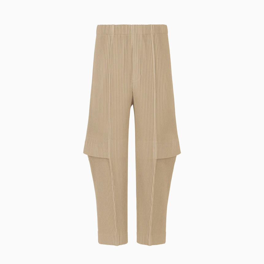 Homme Plissé Issey Miyake Cargo Trousers Sand Beige