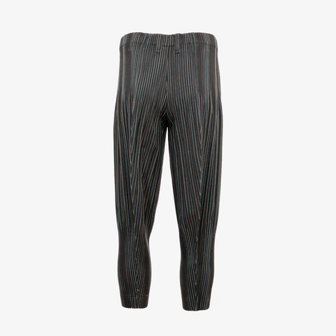 Homme Plissé Issey Miyake Tweed Pleats Pants Brown