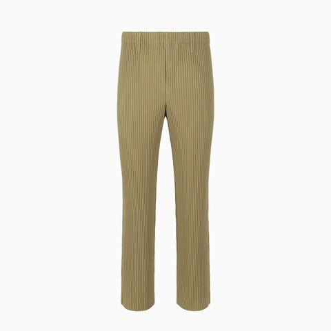 Homme Plissé Issey Miyake Tailored Pleats 1 Trousers Khaki