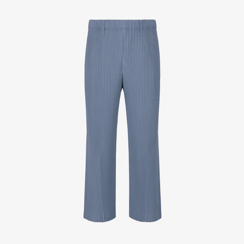 Homme Plissé Issey Miyake Color Block Pants Stormy Blue