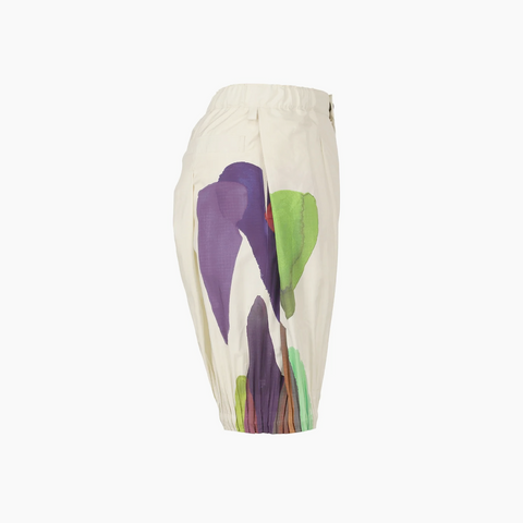 Homme Plissé Issey Miyake Cascade Picturesque Shorts Ivory