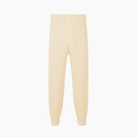 Homme Plissé Issey Miyake MC June Pants Vanilla White