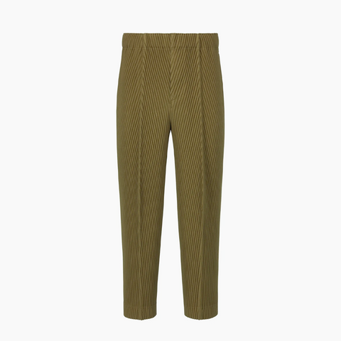 Homme Plissé Issey Miyake Pleats Bottoms Pants Olive Khaki