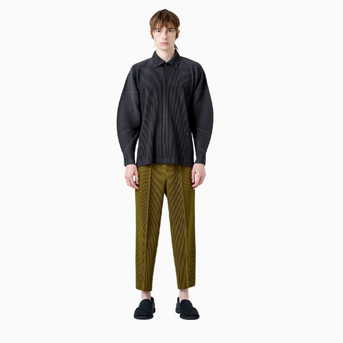 Homme Plissé Issey Miyake Pleats Bottoms Pants Olive Khaki