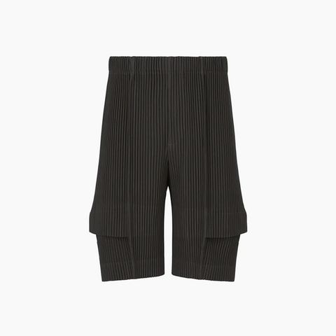 Homme Plissé Issey Miyake Cargo Short Black